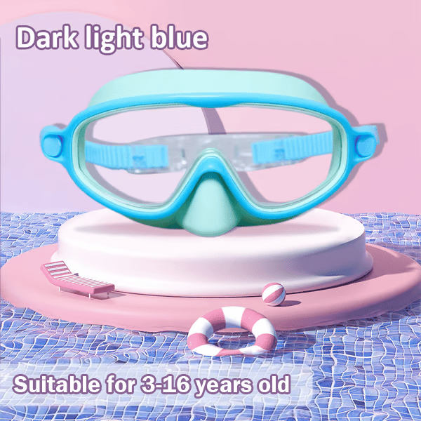 🏊‍♀️Last Day Buy 1 Get 1 Free🏊‍♀️-HD children's large frame waterproof and anti-fog swimming goggles